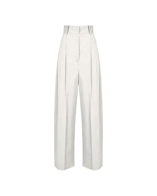 Ferragamo White Trousers
