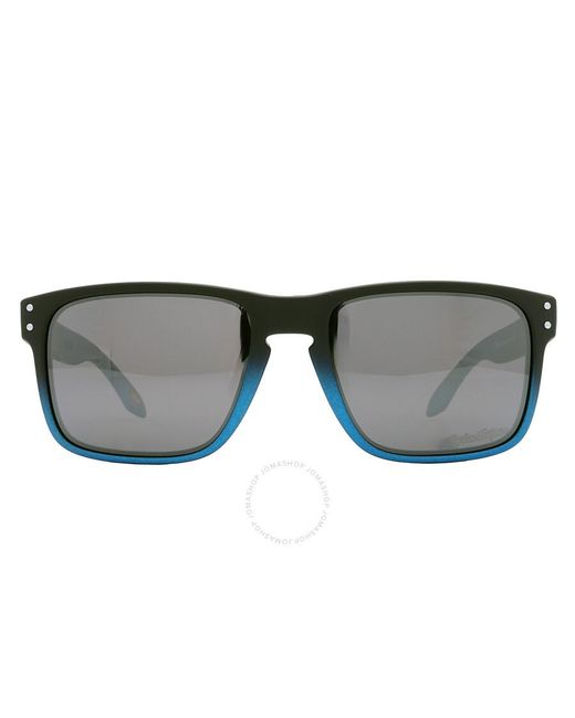 Oakley Gray Holbrook Prizm Black Square Sunglasses Oo9102 9102x9 55 for men