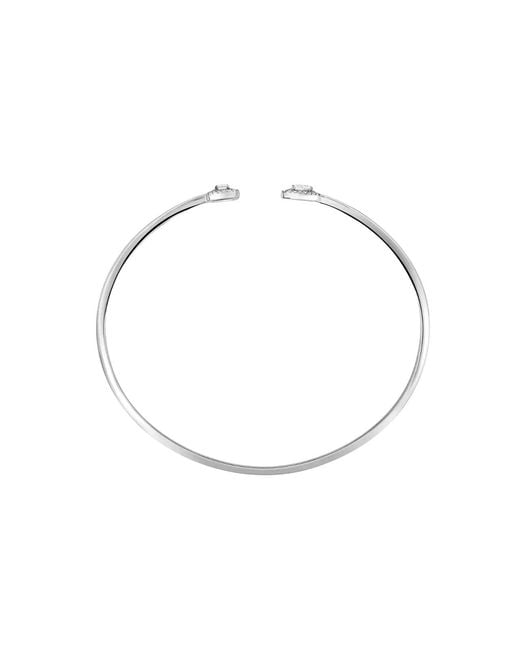 Messika Metallic 18K My Twin Toi & Moi Thin Diamond Bangle