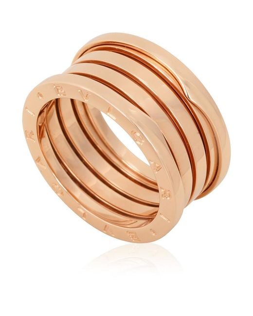BVLGARI Natural B.Zero1 18K 4-Band Ring, Brand (Us Size 6.25)