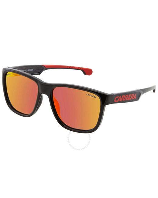 Carrera Brown Mirror Square Sunglasses Ducati 003/s 00a4/uz 57 for men