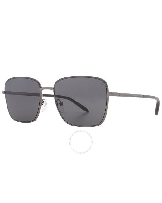 Michael Kors Gray Burlington Grey Square Sunglasses Mk1123 100287 57 for men