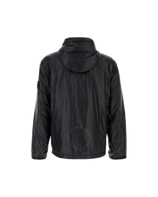 Stone Island Black Pertex Quantum Packable Jacket for men