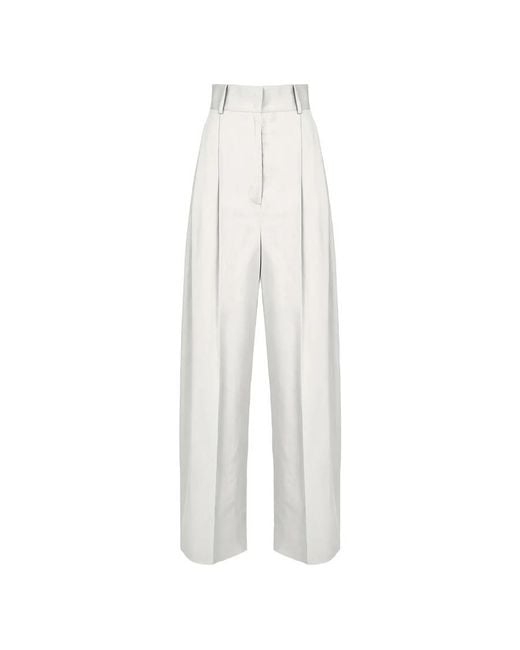 Ferragamo White Trousers