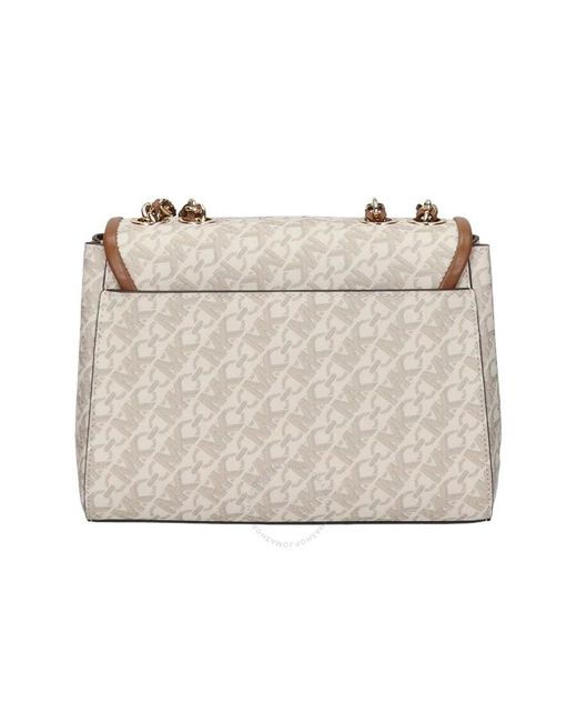 Michael Kors Natural Convertible Chain Crossbody Bag
