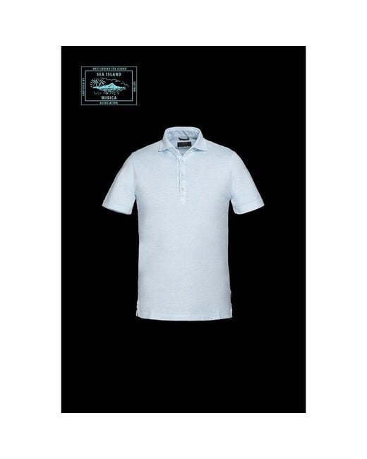 Moorer Black Light Polo Sweater for men