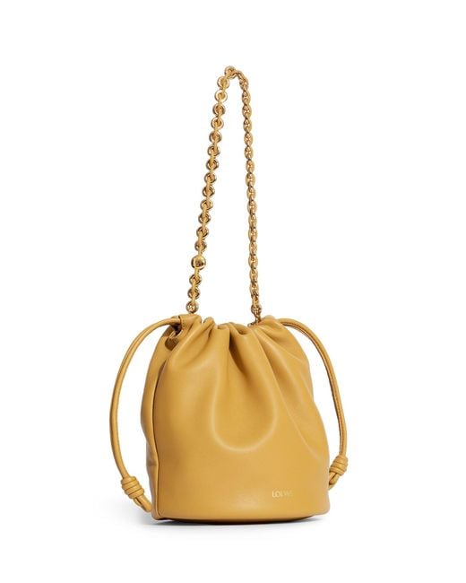 Loewe Metallic Flamenco Purse Bucket Bag
