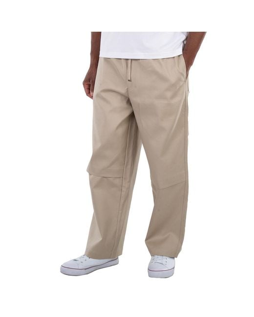 Emporio Armani Natural Wide Leg Rope Belt Pants, Brand Size 48 (Waist for men
