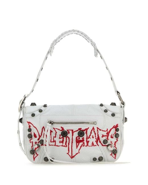 Balenciaga Pink Leather Le Cagole Xs Diy Metal Crossbody Bag for men