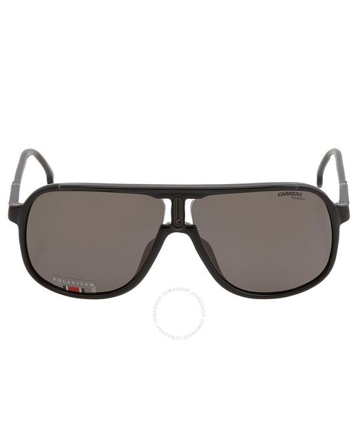 Carrera Gray Polarized Grey Navigator Sunglasses 1047/s 0807/m9 62 for men