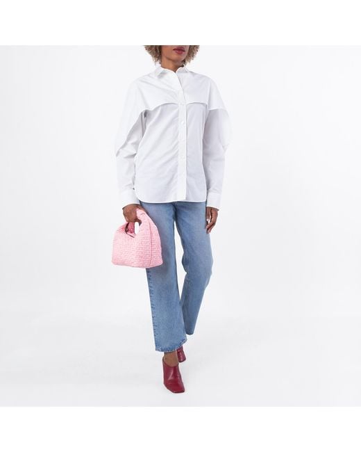 Maria La Rosa Pink Mini Datolite Bag