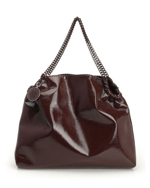 Stella McCartney Brown Falabella Drawstring Bag