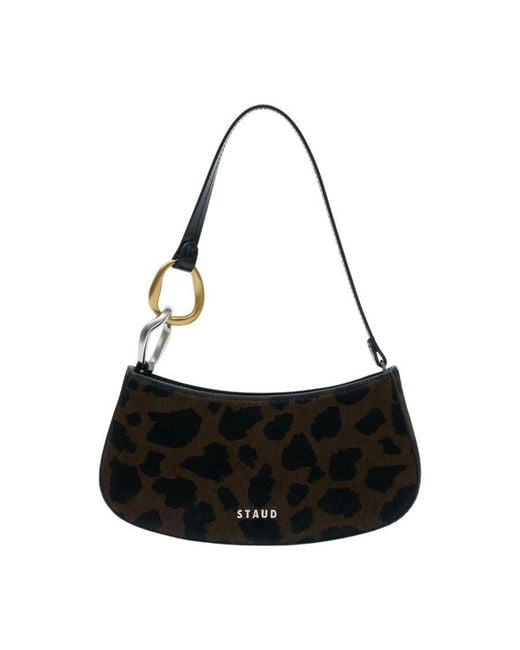 Staud Black Ollie Shoulder Bag