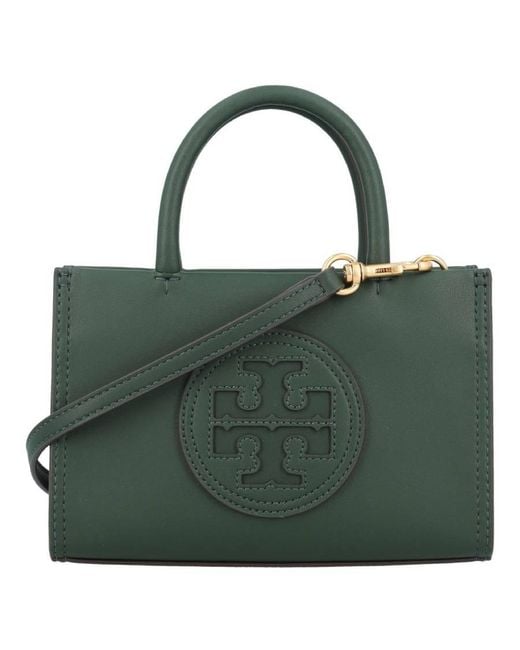 Tory Burch Green Basil Ella Bio Mini Tote Bag