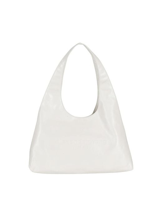Alexander Wang White Pike Medium Hobo
