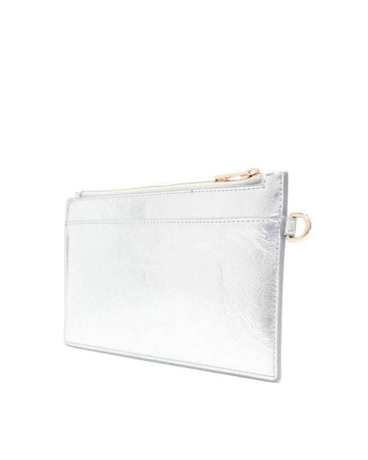 A.P.C. White Market Faux Leather Clutch for men