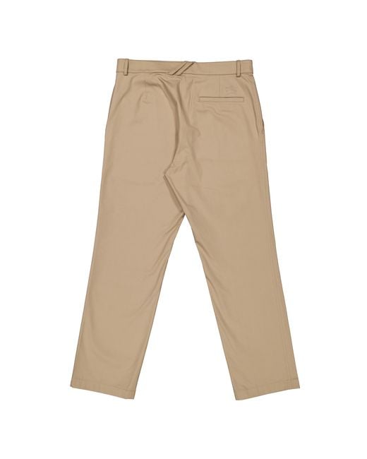 Burberry Natural Casual Cotton Trousers, Brand Size 48 (Us for men