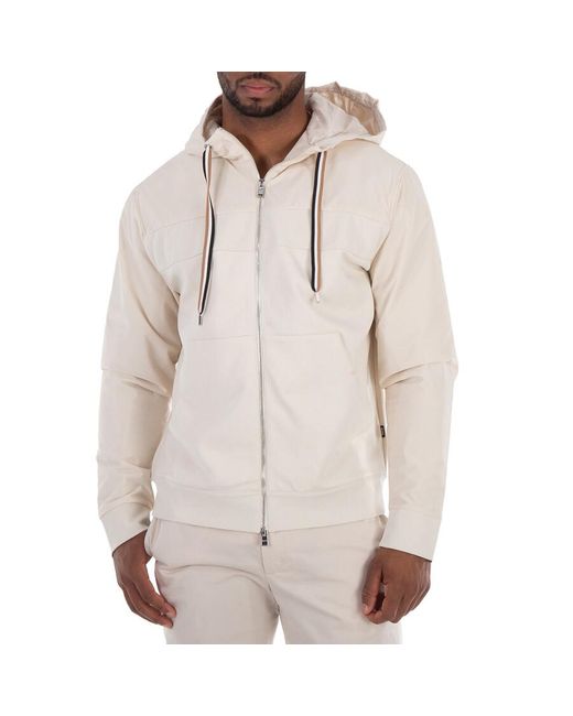 Boss Natural Tonal Insert Zip-Up Hoodie for men