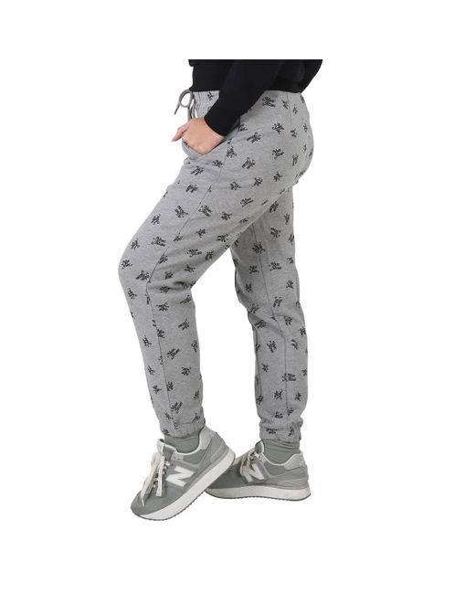 Marc Jacobs Gray Printed Logo Sweatpants