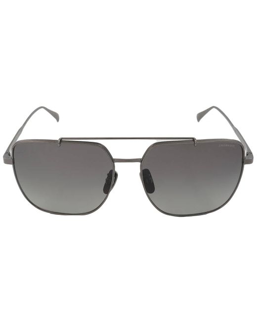 Chopard Gray Blue Navigator Sunglasses for men