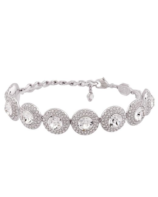 Swarovski Metallic Rhodium Plated Una Angelic Bracelet