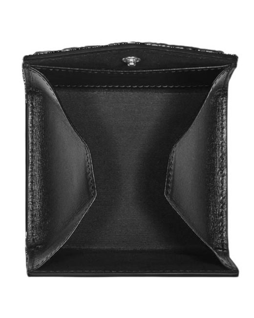 Montblanc Black Meisterstuck Leather Coin Case for men
