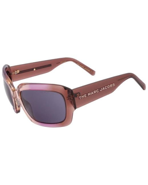 Marc Jacobs Brown Grey Rectangular Sunglasses Marc 574/s 0e53/ir 59