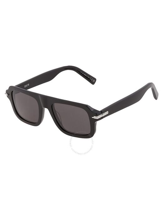 Dior Grey Navigator Sunglasses Blacksuit N2i Dm40060i 01a 52 for men