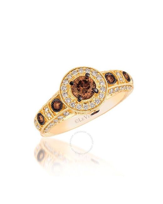 Le Vian Metallic Chocolate And Honey Solitaire Rings Set