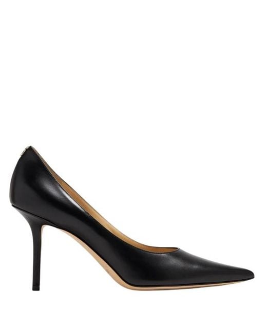 Jimmy Choo Black Love 85 Pointed-Toe Pumps