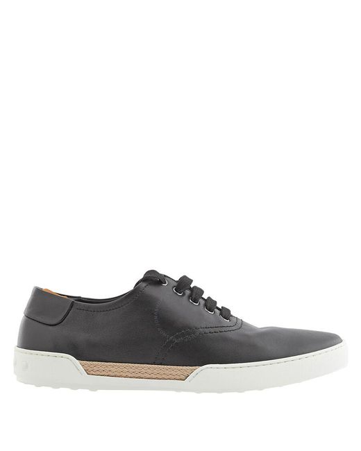 Tod's Gray Allacciato Gomma Lace-up Low-top Sneakers for men