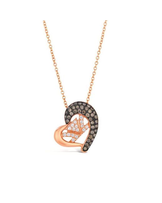 Le Vian Metallic Ladies Heart Necklaces Set