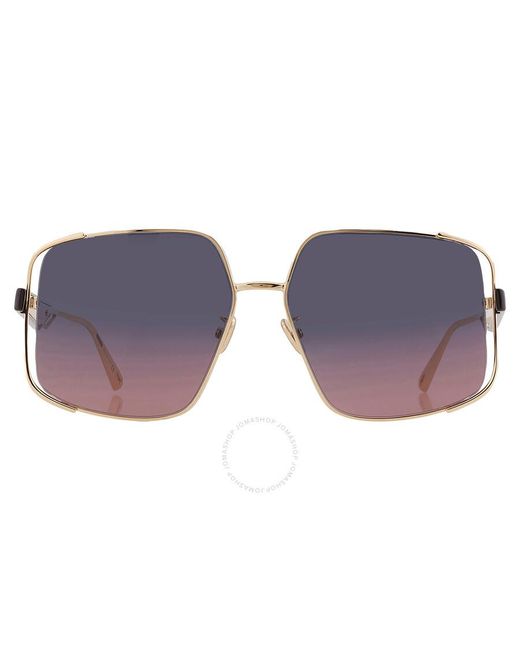 Dior Gray Bordeaux Gradient Butterfly Sunglasses Arch S1u Cd40037u 10t 61