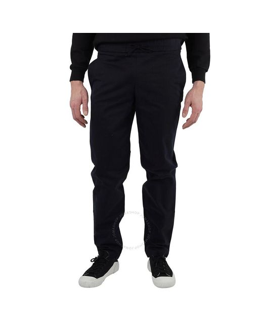 A.P.C. Black Dark Navy Kaplan Straight-leg Trousers for men