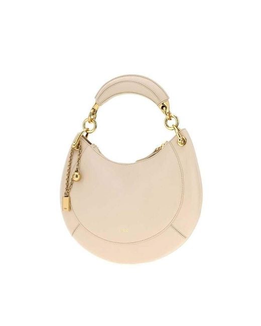 Chloé Natural Chlo Smooth Leather Shoulder Bag