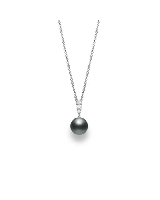 Mikimoto Metallic Morning Dew Pearl Pendant