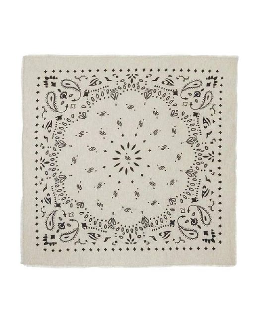 Kujten Natural Square Shaped Cashmere Scarf