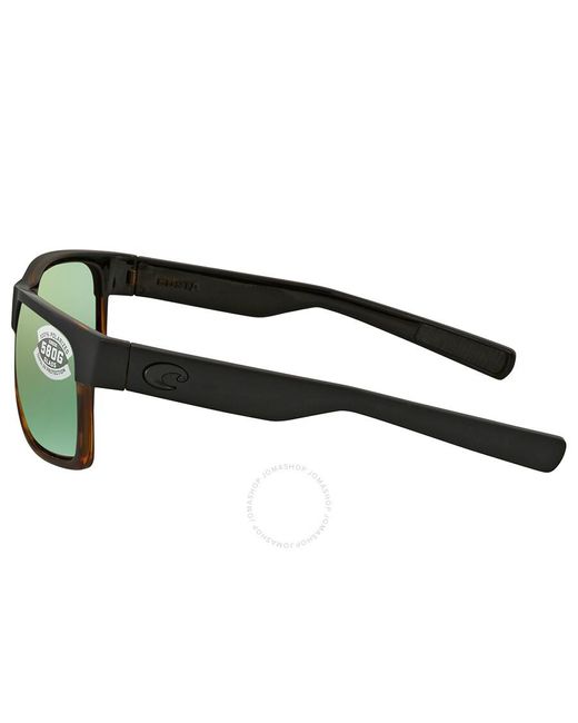Costa Del Mar Half Moon Green Mirror Polarized Glass Sunglasses Hfm 181 Ogmglp 60 for men