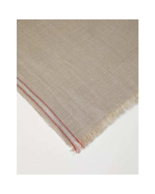 Brunello Cucinelli Natural Lightweight Scarf, Brand (Us for men