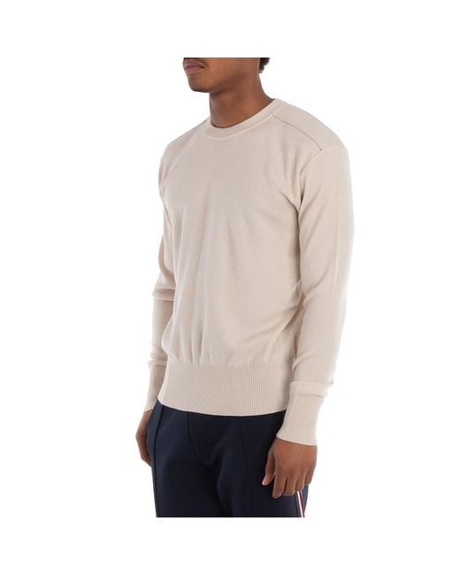Burberry Natural Crew-Neck Wool Jumper, Size Xx-Small (Youth for men
