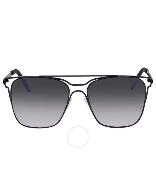 Guess Factory Gray Gradient Square Sunglasses Gf0185 91b 55