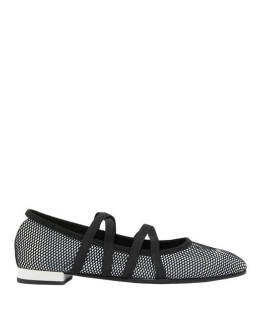 CAREL PARIS Black Tutu Optic Stretch Ballet Flats, Brand Size 38 Us