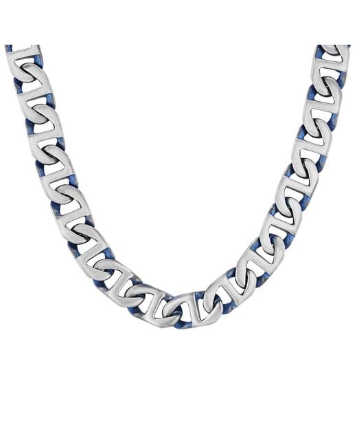 Robert Alton Metallic Stainless Steel With Finish Chain for men