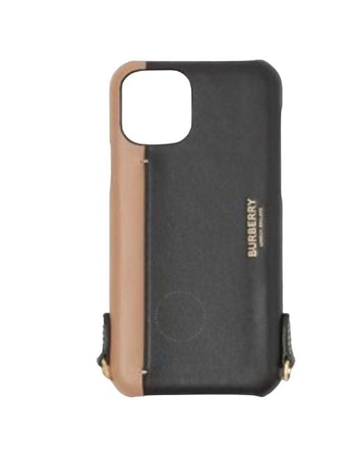 Burberry Multicolor Two-tone Leather Iphone 11-pro Case