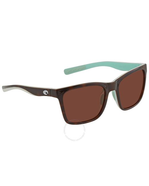 Costa Del Mar Brown Cta Del Mar Panga Copper Polarized Polycarbonate Sunglasses