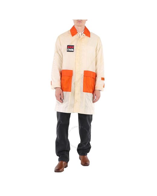 Heron Preston Orange Cntmb Nylon Parachute Windbreaker for men