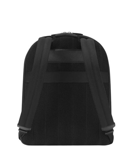 Montblanc Large Sartorial 3 Compartment Leather Backpack in Black for ...