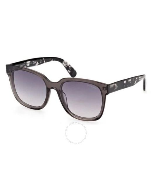Moncler Blue Brown Square Sunglasses Ml0198-f 05b 57