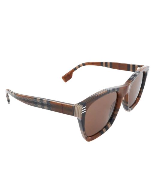 Burberry Cooper Dark Brown Square Sunglasses Be4348 396673 52 for men
