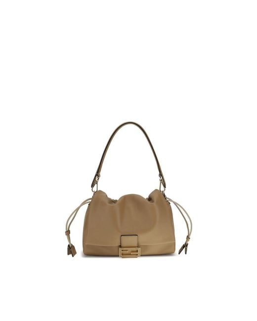 Fendi Metallic Mamma Baguette Shoulder Bag